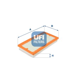 Filtru aer FIAT 500 (312_) 0.9 (312AXG1A, 312.AXG11) benzina 86 cai UFI 30.376.00