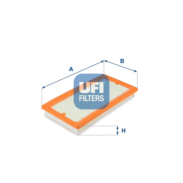 Filtru aer FIAT 500 (312_) 0.9 (312AXG1A, 312.AXG11) benzina 86 cai UFI 30.376.00