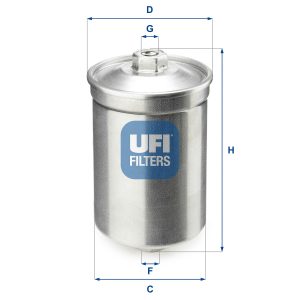 Filtru combustibil FIAT FIORINO microbus (225_) 1.3 JTD Multijet diesel 95 cai UFI 31.502.00