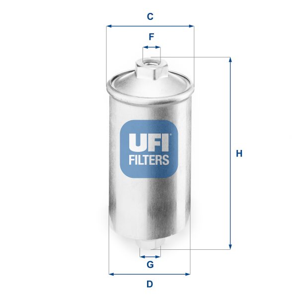 Filtru combustibil FIAT TIPO (160_) 1.8 i.e benzina 97 cai UFI 31.504.00