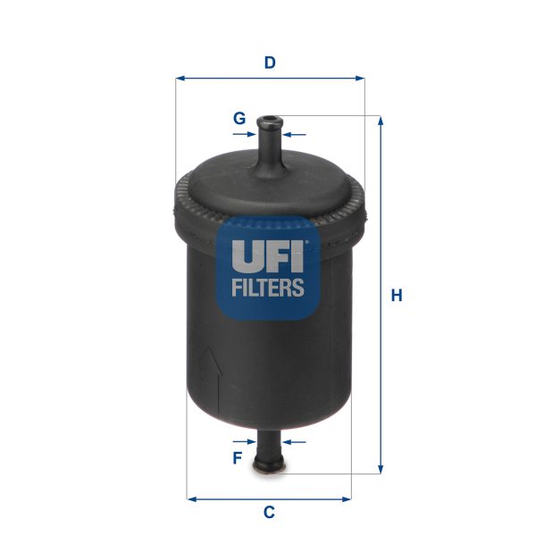 Filtru combustibil FIAT PANDA (141_) 1000 4x4 benzina 45 cai UFI 31.512.00