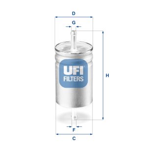 Filtru combustibil FIAT TIPO (160_) 1.6 i.e. benzina 90 cai UFI 31.611.00