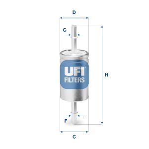 Filtru combustibil FIAT TIPO combi (356_, 357_) 1.4 (356WXA1B) benzina 95 cai UFI 31.740.03