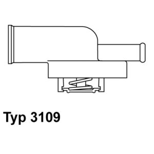 Termostat lichid racire FIAT TIPO (160_) 1.4 i.e. benzina 78 cai WAHLER 3109.87D