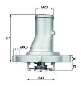 Termostat lichid racire FIAT PANDA (169_) 1.2 Natural Power (169.AXB1A) Benzina/Gaz metan (GNC) 60 cai MAHLE ORIGINAL TI 68 87D