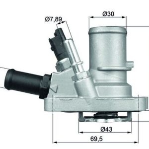 Termostat lichid racire FIAT 500L (351_, 352_) 1.4 (199LYB1B) benzina 95 cai MAHLE ORIGINAL TI 144 88