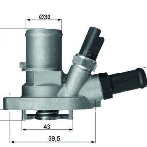 Termostat lichid racire FIAT PANDA (169_) 1.2 4x4 (169AXF2A, 169AXF1A) benzina 69 cai MAHLE ORIGINAL TI 149 88