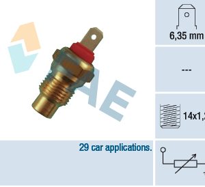 Senzor temperatura lichid de racire FIAT PANDA (141_) 1000 4x4 benzina 45 cai FAE 31590