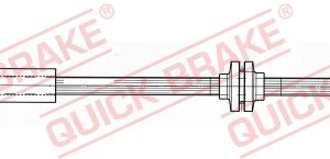 Furtun frana FIAT PANDA (169_) 1.1 (169.AXA1A) benzina 54 cai QUICK BRAKE 32.411