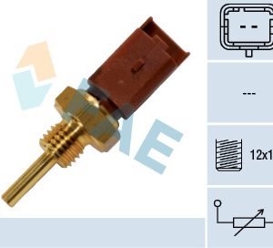 Senzor temperatura lichid de racire FIAT QUBO (225_) 1.4 Natural Power (225AXC1A) Benzina/Gaz metan (GNC) 78 cai FAE 33704