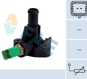 Senzor temperatura lichid de racire FIAT PANDA (169_) 1.2 Natural Power (169.AXB1A) Benzina/Gaz metan (GNC) 60 cai FAE 33850