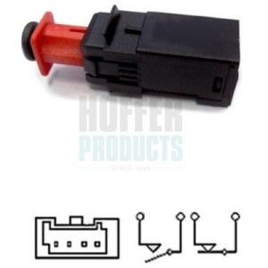 Comutator lumini frana FIAT FIORINO Autoutilitara/limuzina spatioasa (225_) 1.3 D Multijet (225BXD1A, 225BXB1A, 225BXB11) diesel 75 cai HOFFER 3500067