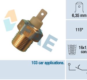 Comutator temperatura racire FIAT PANDA Caseta/ Hatchback (141_) 1000 benzina 44 cai FAE 35070