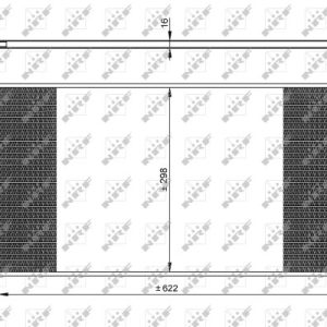 Condensator climatizare FIAT DOBLO Cargo (263_) 1.3 D Multijet (263WXU1A, 263ZXU1A, 263WYB1A, 263ZYB1A) diesel 95 cai NRF 35940