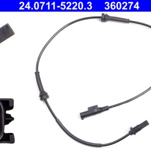 Senzor turatie roata FIAT 500 (312_) 0.9 (312AXP1A) benzina 60 cai ATE 24.0711-5220.3