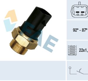 Comutator temperatura ventilator radiator FIAT PANDA (141_) 1000 4x4 benzina 44 cai FAE 37220