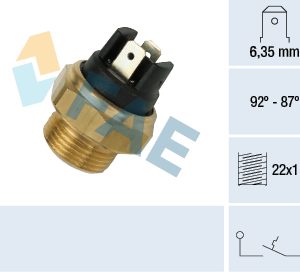 Comutator temperatura ventilator radiator FIAT 124 (124_) 1500 Special T benzina 80 cai FAE 37310