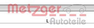 Furtun frana FIAT PANDA (169_) 1.1 (169.AXA1A) benzina 54 cai METZGER 4110310