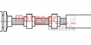 Furtun frana FIAT CROMA (154_) 2500 TD (154.LL, 154.PL) diesel 115 cai METZGER 4111803