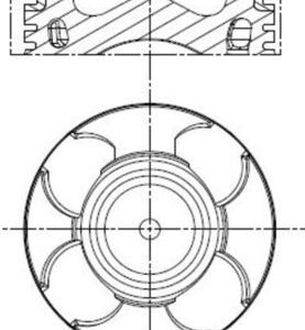 Piston FIAT QUBO (225_) 1.3 D Multijet (225AXE1A, 225CXE1A, 225AXH1A, 225AXL1A,... diesel 95 cai MAHLE ORIGINAL 011 PI 00100 000