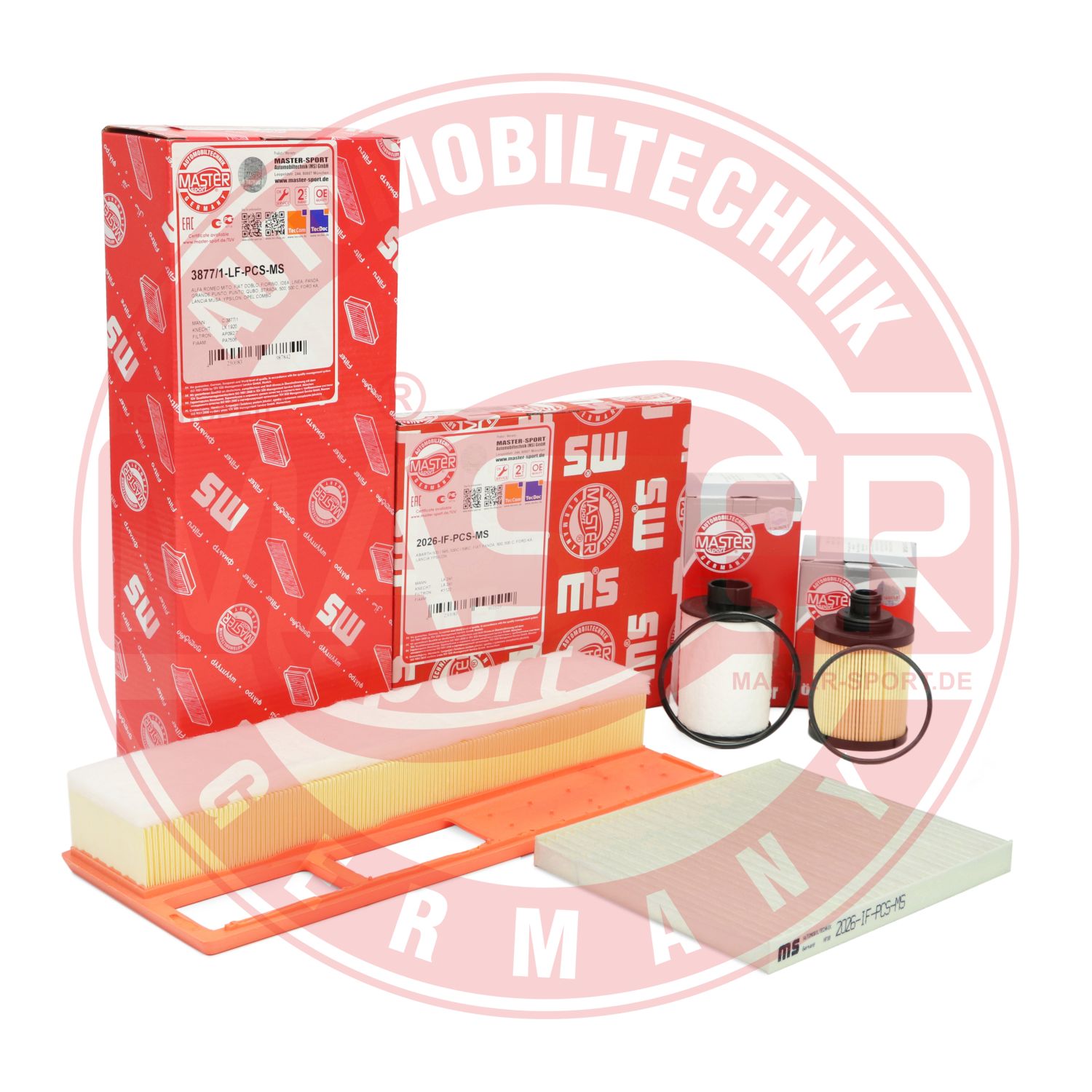 Set filtre FIAT PANDA (169_) 1.3 D Multijet 4x4 (169.AXC2A) diesel 70 cai MASTERSPORT GERMANY 450002462