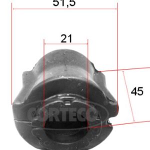 Bucsa bara stabilizatoare FIAT FIORINO Autoutilitara/limuzina spatioasa (225_) 1.3 D Multijet (225BXD1A, 225BXB1A, 225BXB11) diesel 75 cai CORTECO 49371817