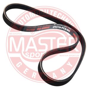 Curea transmisie cu caneluri FIAT CROMA (154_) 2500 V6 benzina 162 cai MASTERSPORT GERMANY 4PK770-PCS-MS