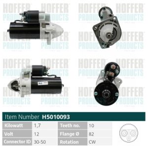 Electromotor FIAT FIORINO Pick up (146_) 1.7 D diesel 60 cai HOFFER H5010093