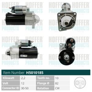 Electromotor FIAT DOBLO Cargo (263_) 2.0 D Multijet diesel 135 cai HOFFER H5010185