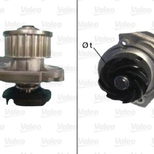 Pompa de apa FIAT 500 (312_) 1.2 (312AXA1A) benzina 69 cai VALEO 506686