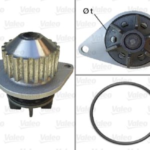 Pompa de apa FIAT FIORINO Autoutilitara/limuzina spatioasa (225_) 1.4 (225BXA1A, 225BXF1A) benzina 73 cai VALEO 506704