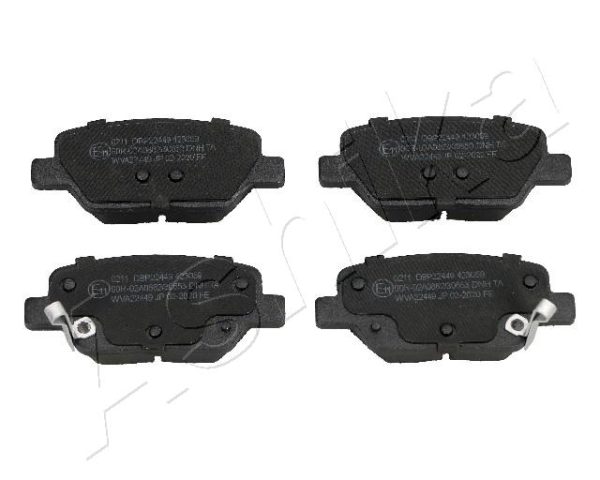 Placute frana FIAT TIPO limuzina (356_, 357_) 1.3 D (356SXB1A, 356SXH1A, 356SXD1A) diesel 95 cai ASHIKA 51-00-0211