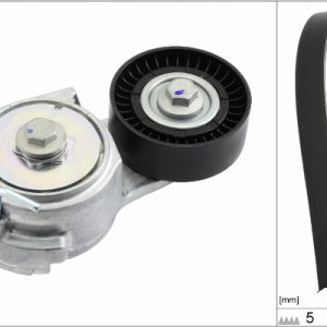 Set curea transmisie cu caneluri FIAT 500L (351_, 352_) 1.4 benzina 162 cai INA 529 0013 10