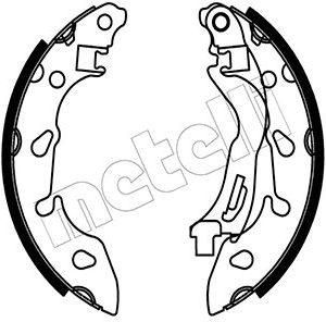 Set saboti frana FIAT 500 (312_) 1.0 Mild Hybrid (312.AYD1B) benzina/elector 69 cai METELLI 53-0488