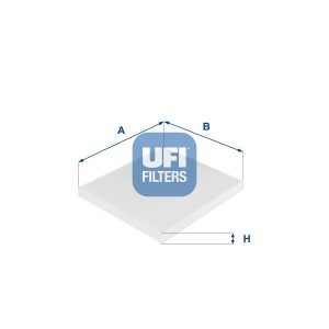Filtru polen FIAT PANDA (169_) 1.1 (169.AXA1A) benzina 54 cai UFI 53.088.00