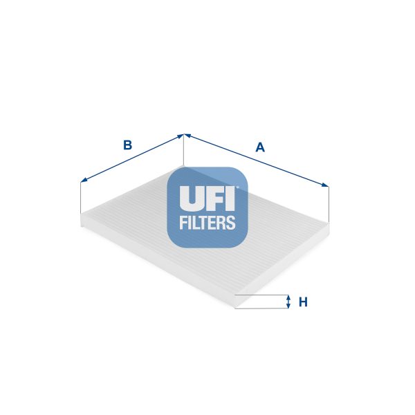 Filtru polen FIAT QUBO (225_) 1.3 D Multijet (225AXE1A, 225CXE1A, 225AXH1A, 225AXL1A,... diesel 95 cai UFI 53.124.00