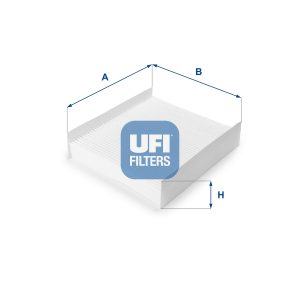 Filtru polen FIAT QUBO (225_) 1.3 D Multijet (225AXE1A, 225CXE1A, 225AXH1A, 225AXL1A,... diesel 95 cai UFI 53.157.00