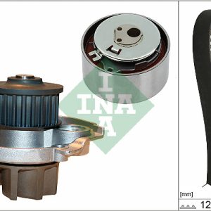 Set pompa apa + curea dintata FIAT PANDA (169_) 1.2 4x4 (169.AXB2A) benzina 60 cai INA 530 0462 30