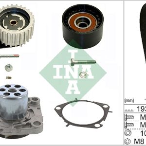 Set pompa apa + curea dintata FIAT 500L (351_, 352_) 1.6 D Multijet (199LYE1B) diesel 120 cai INA 530 0561 30