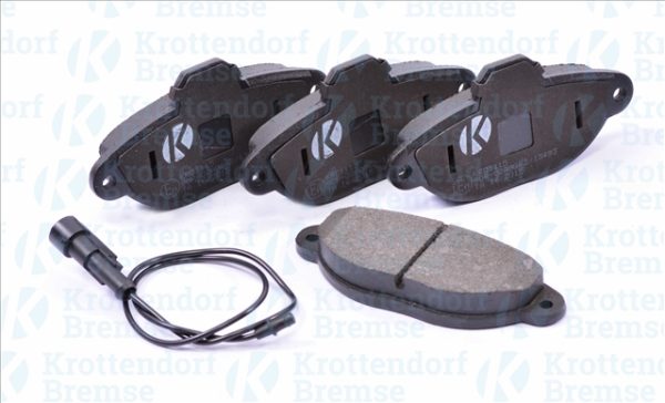 Placute frana FIAT PANDA (169_) 1.1 (169.AXA1A) benzina 54 cai KROTTENDORF KRO1115