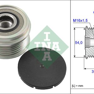 Fulie alternator FIAT TIPO combi (356_, 357_) 1.3 D (356WXH1A) diesel 95 cai INA 535 0063 10