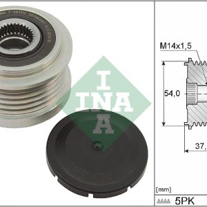Fulie alternator FIAT 500 C (312_) 0.9 (312AG1A) benzina 86 cai INA 535 0278 10
