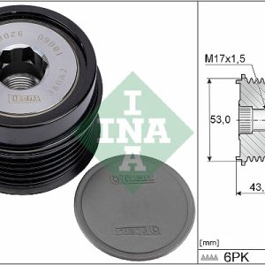 Fulie alternator FIAT FREEMONT (345_) 2.4 benzina 170 cai INA 535 0281 10