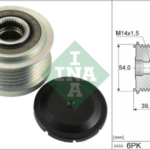 Fulie alternator FIAT TIPO combi (356_, 357_) 1.3 D (356WXH1A) diesel 95 cai INA 535 0311 10