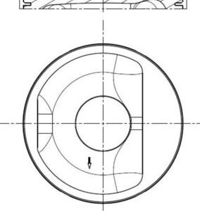 Piston FIAT PANDA VAN (312_, 519_) 1.2 (312CXA1A, 312DXA1A) benzina 69 cai MAHLE ORIGINAL 007 PI 00167 000