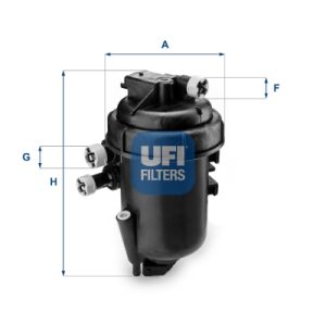 Filtru combustibil FIAT PANDA (169_) 1.3 D Multijet (169.AXC1A) diesel 70 cai UFI 55.084.00