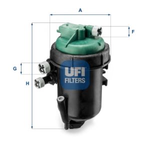 Filtru combustibil FIAT PANDA (169_) 1.3 D Multijet (169.AXC1A) diesel 70 cai UFI 55.173.00