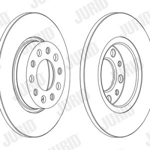Disc frana FIAT 500X (334_) 1.0 (334.AXN1B) benzina 114 cai JURID 562301JC