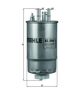 Filtru combustibil FIAT FIORINO microbus (225_) 1.3 JTD Multijet (225BXB1A, 225BXB11) diesel 75 cai KNECHT KL 566