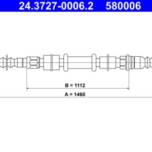 Cablu frana de parcare FIAT TIPO (160_) 1.1 (160.AA) benzina 56 cai ATE 24.3727-0006.2